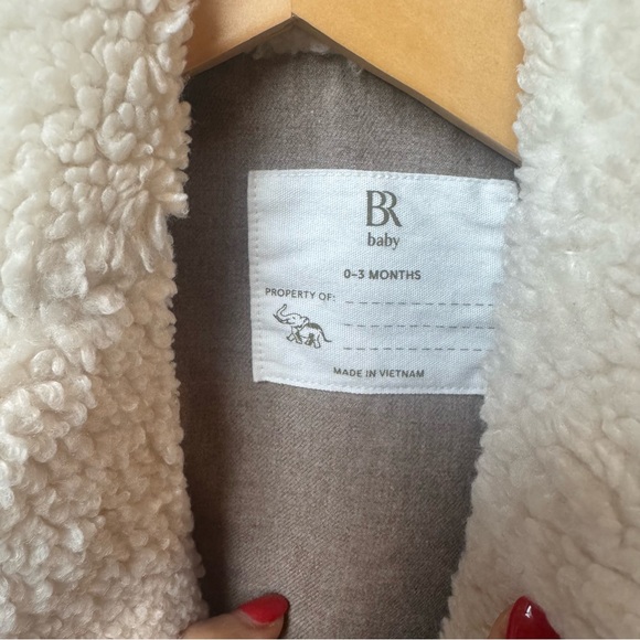 Banana Republic Baby Sherpa Jacket – 0–3 - Picture 4 of 5